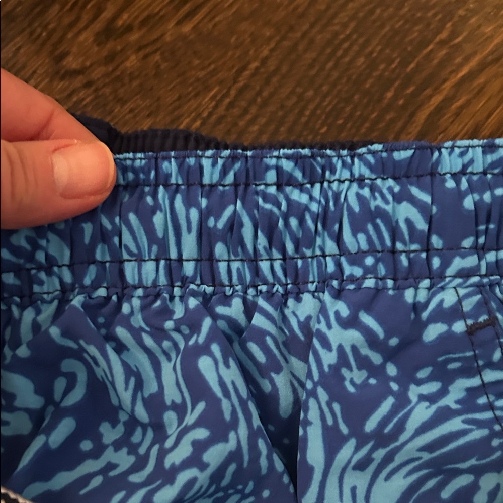 Speedo Men's Blue Pattern Swim Trunks-NWT - Picture 4 of 9